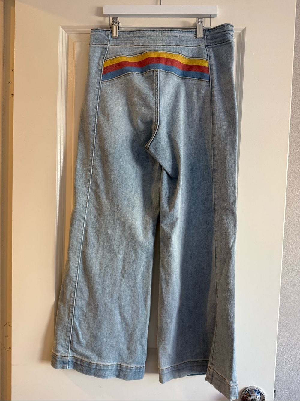 Pilcro Wide-Leg Light Blue Women's Jeans - Picture 2 of 11